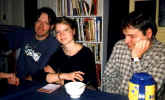 Thomas, Zita und Andy - wahrescheinlich an einem der lustigen Spieleabende.